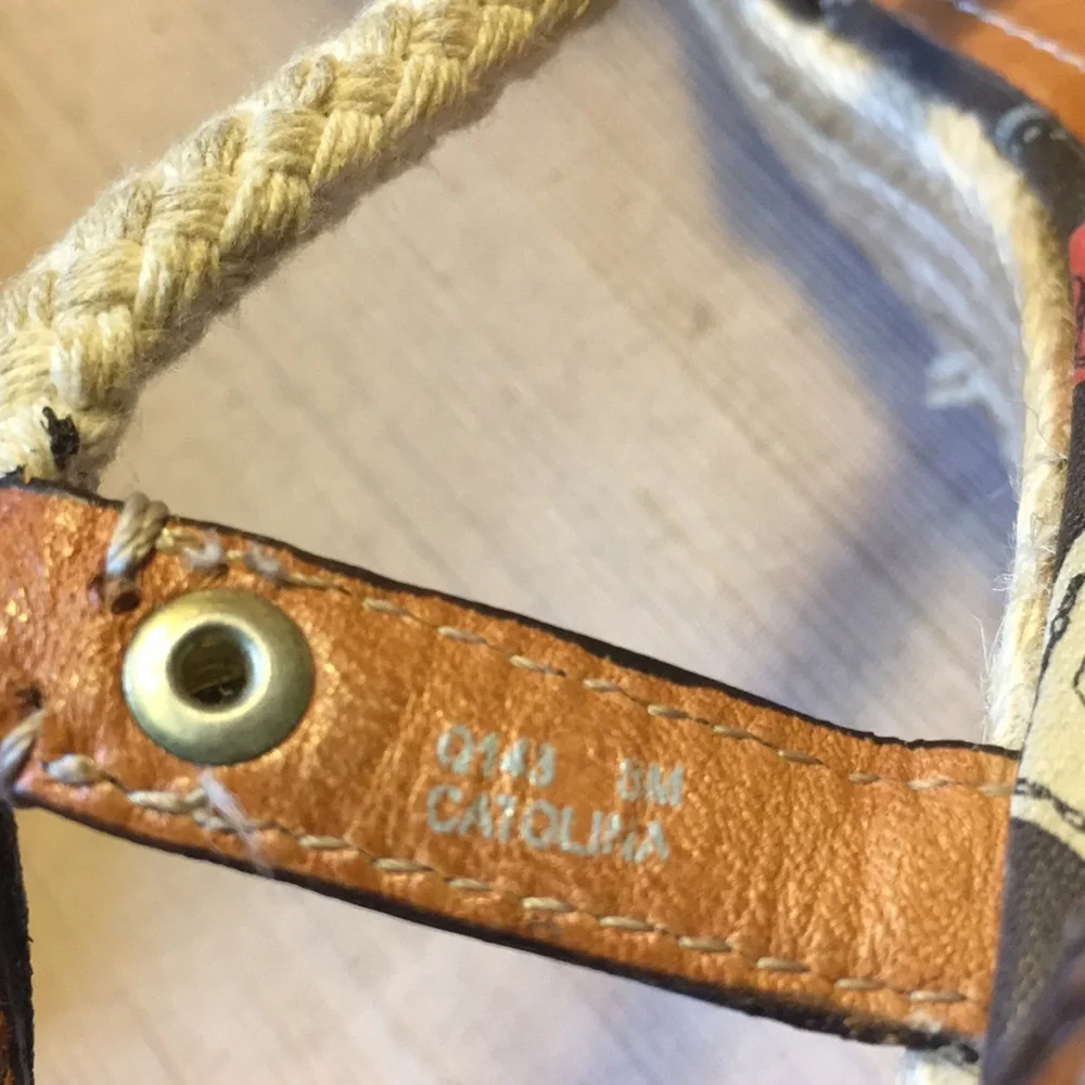 Coach catolina leather espadrilles